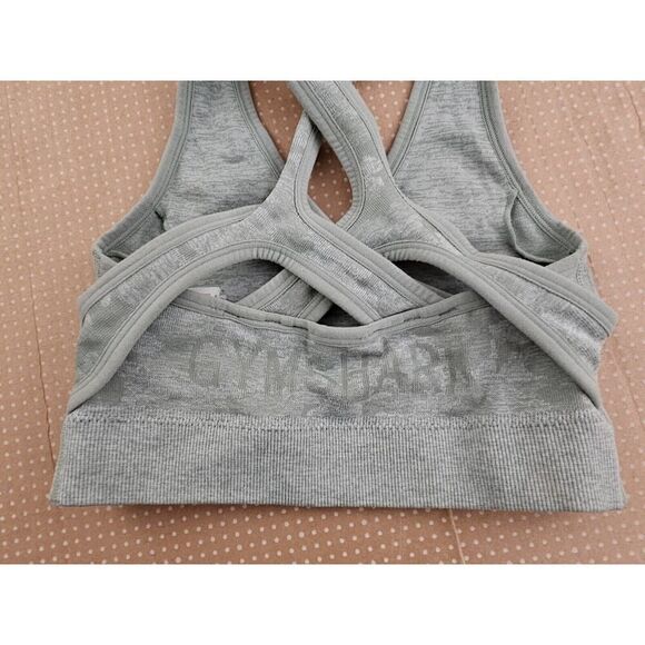 Gymshark Women's Adapt Camo Seamless Ribbed Sports Bra Top Size XS - Picture 8 of 10